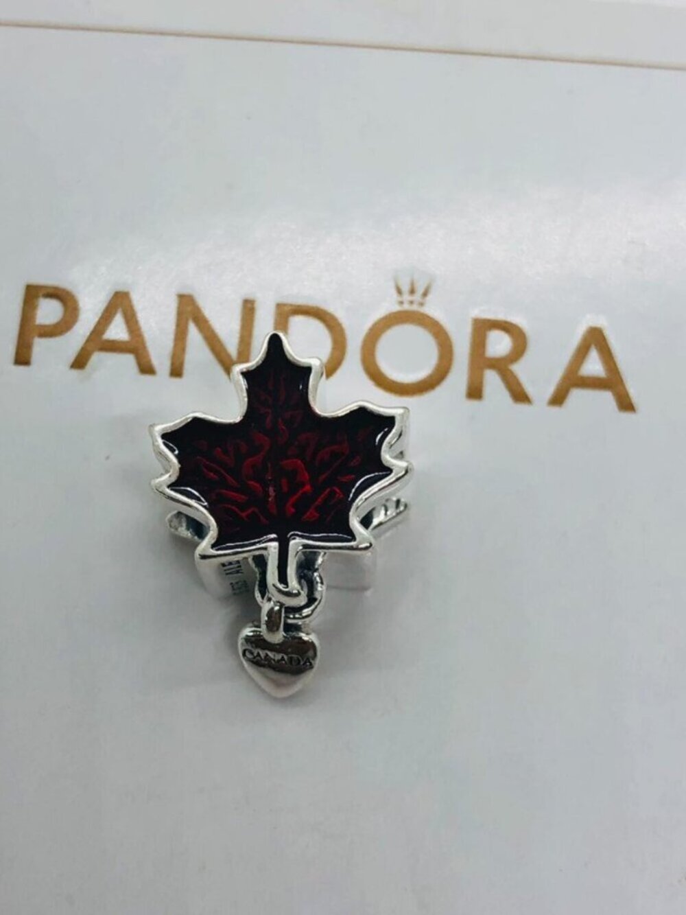 Pandora Canada Red Maple Leaf Charm Maple Leaf Charm